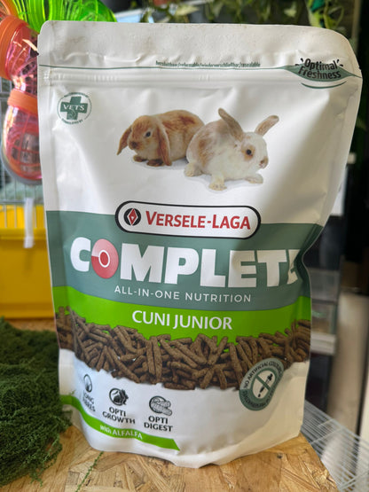 Mangime pellet per conigli junior